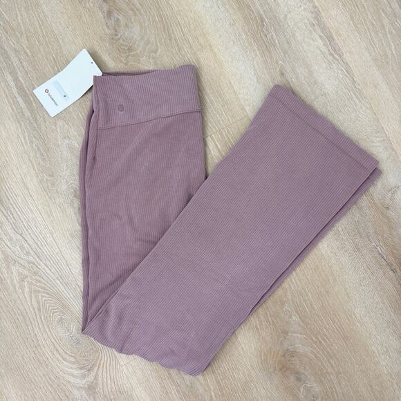 Lululemon Pants - NWT! Lululemon Ribbed Softstreme Flared Pant Regular Size 10